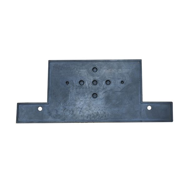 Dunbier Universal Rubber License Plate Bracket - Black